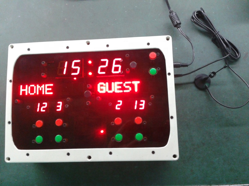 Table Tennis Scoreboard - 원격 무선 전자 디지털 축구 배구