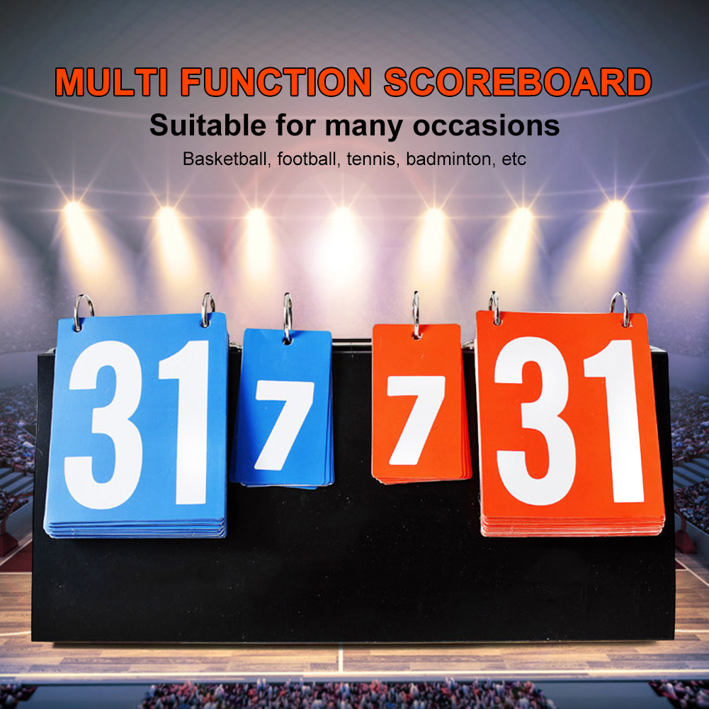 Table Tennis Scoreboard - 4자리 탁구 점수판 플라스틱 스포츠 경기