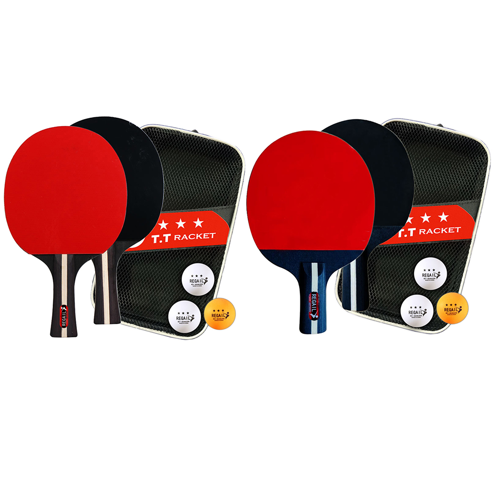 Table Tennis Training China - 탁구 라켓 2개 & 3개 공,