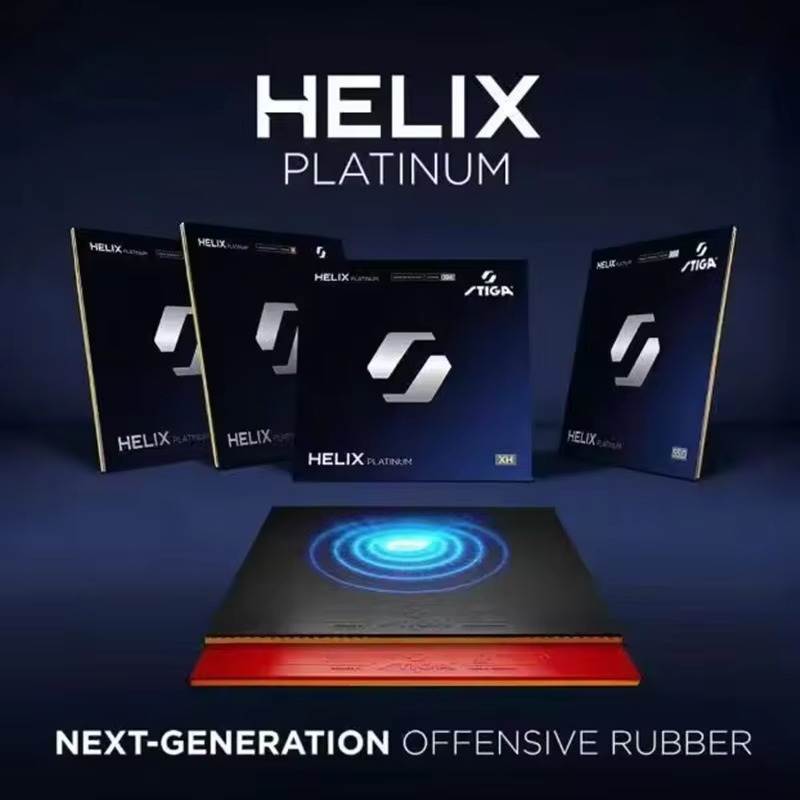 2026 스티가 헬릭스 플래티넘 탁구 러버, 고성능 핑 - Table Tennis Germany 리뷰 및 가격