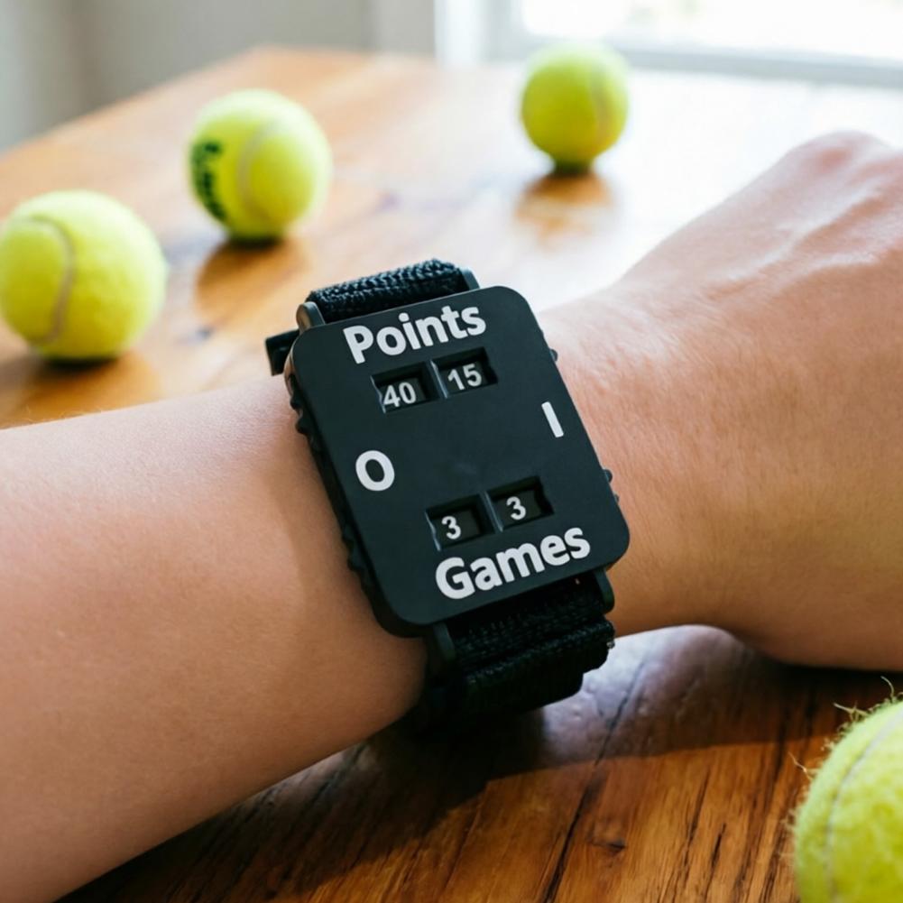 조절 가능한 손목 밴드가 있는 테니스 점수 계수기 시계 - Wristband Ping Pong 리뷰 및 가격