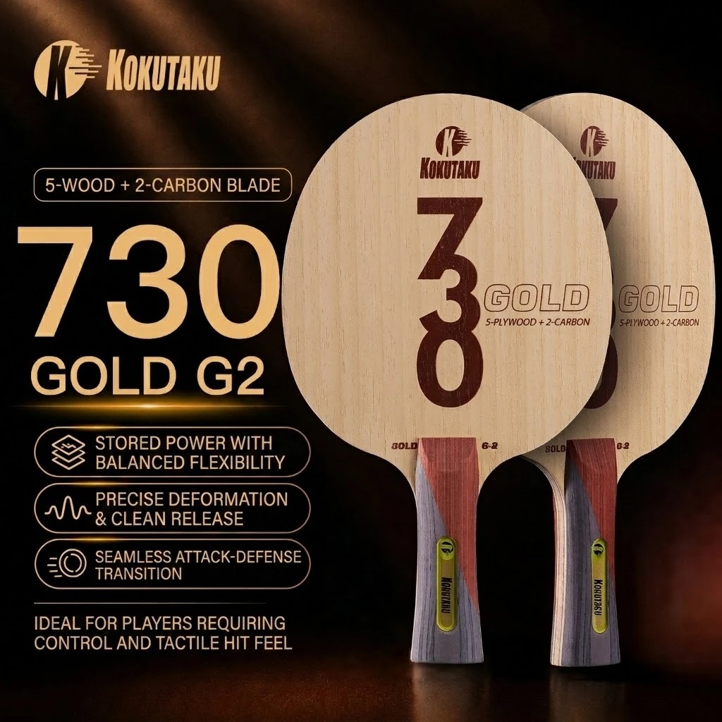 코쿠타쿠 탁구 블레이드 FL 730 G1 5겹 목재 / - Table Tennis Training 리뷰 및 가격