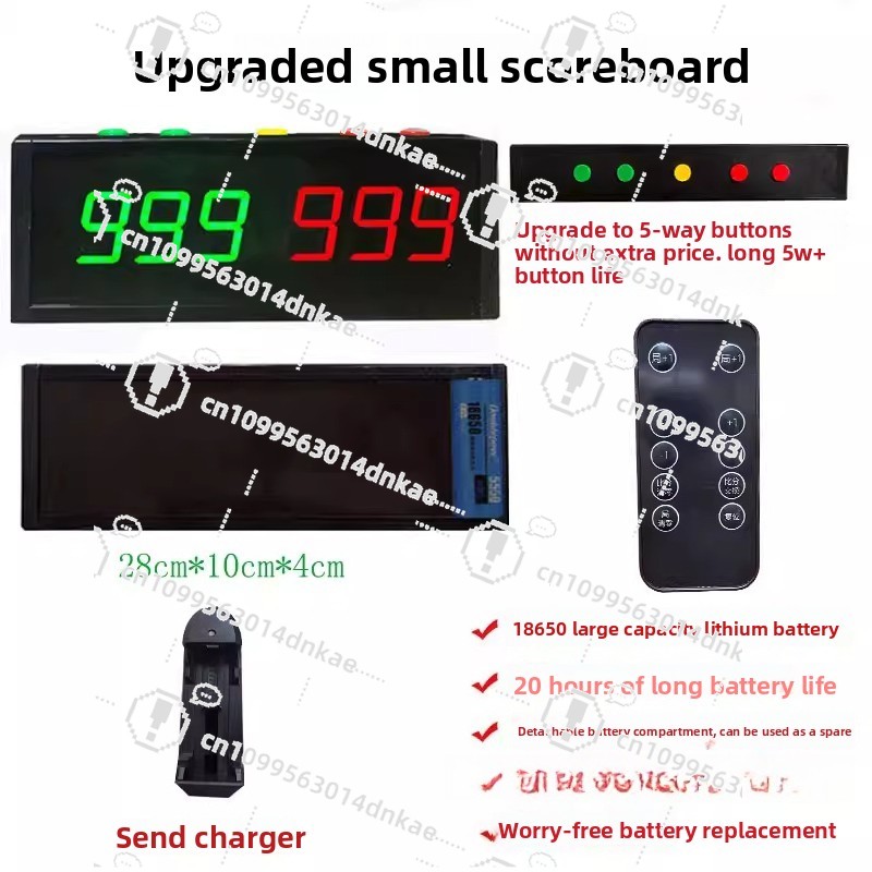 농구 경기 전자 점수판 LED 플립 점수판 타이머 축구 - Table Tennis Scoreboard 리뷰 및 가격