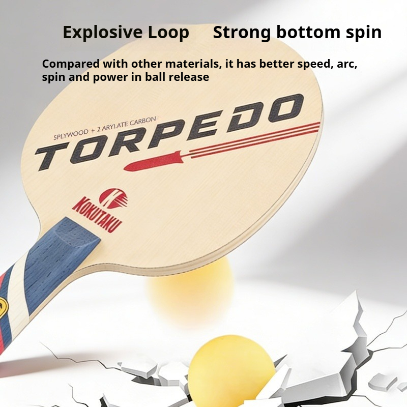KOKUTAKU TORPEDO 탁구 블레이드 5 우드  - Table Tennis Training 리뷰 및 가격