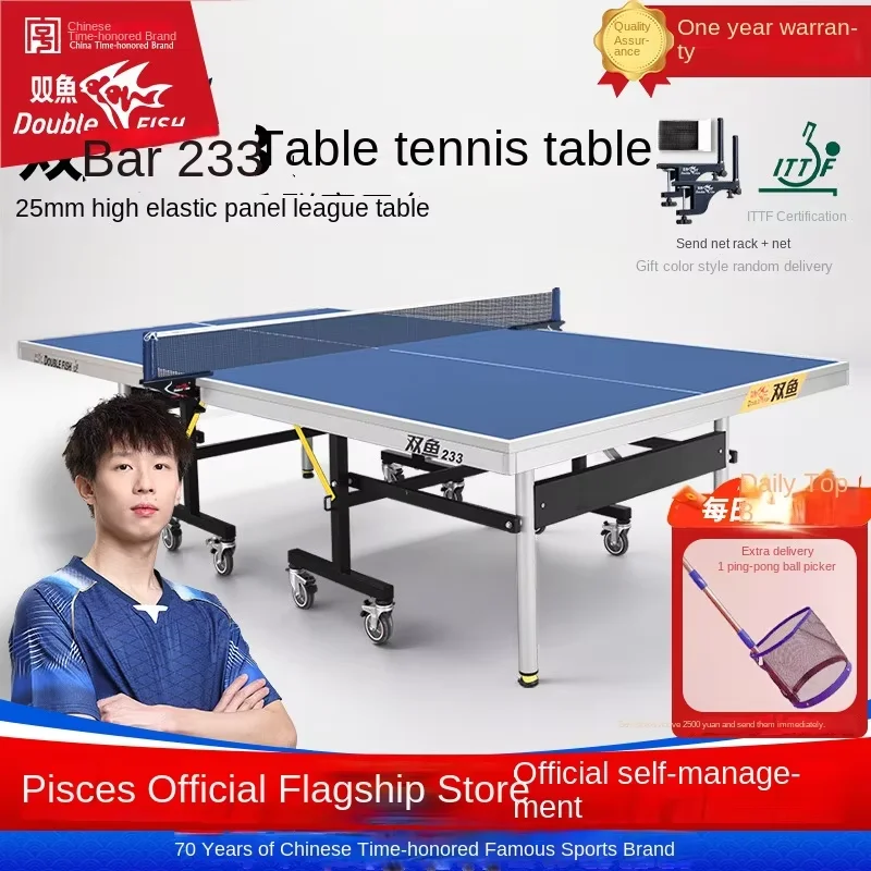 25mm 접이식 이동형 실내 탁구대 (가정용 표준 경기 - Table Tennis League 리뷰 및 가격