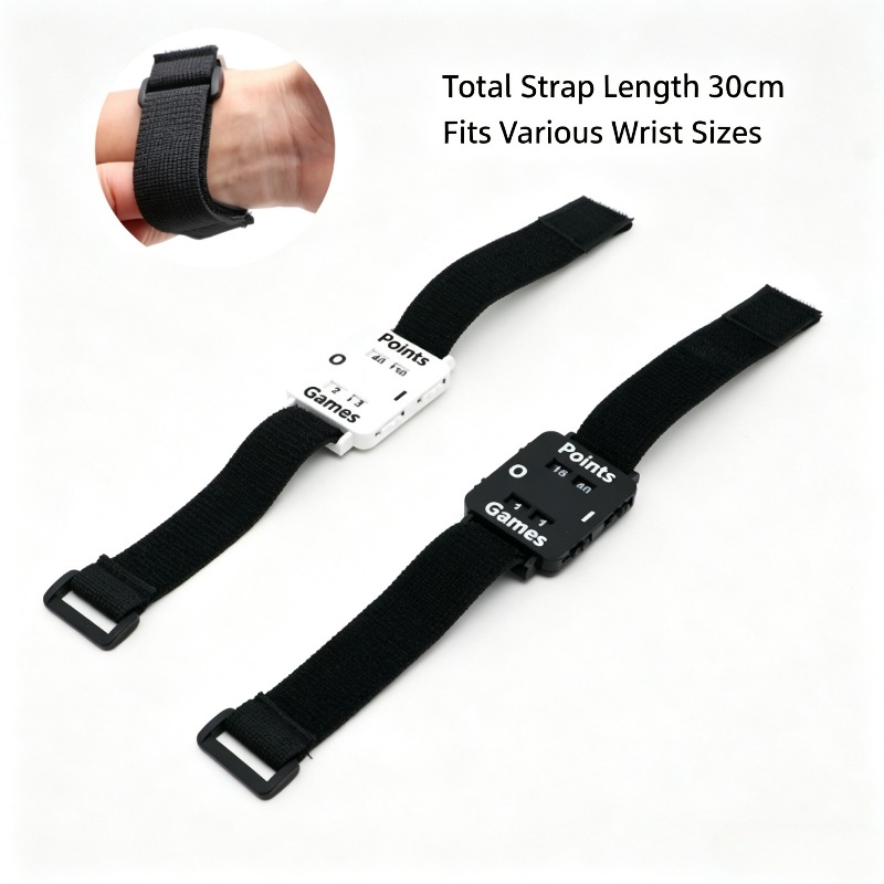 조절 가능한 손목 밴드가 있는 테니스 점수 계수기 시계 - Wristband Ping Pong 리뷰 및 가격